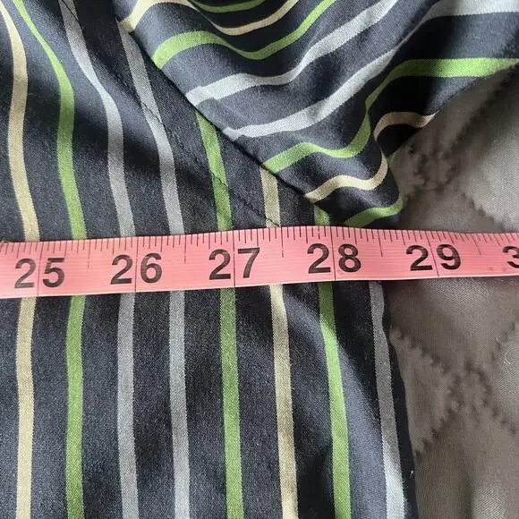 ✨Lot of 2 VTG Puritan Mens 2XL Plaid Stripe Button down Shirt Short Sleeve Y2K - Picture 5 of 13